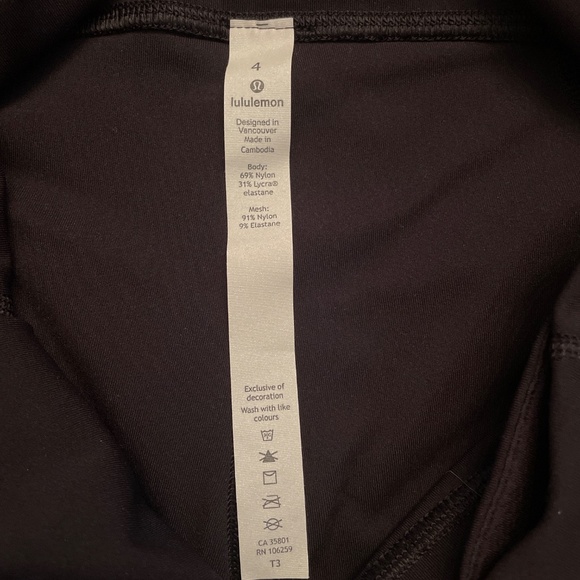 NWT Lululemon pace rival crop 22” - Picture 4 of 7